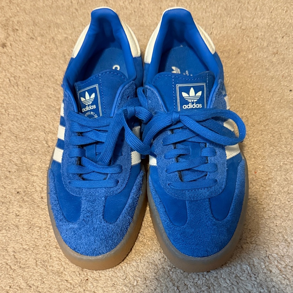 Adidas Royal Blue Suede Sambaes